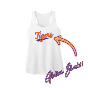 Titans Glitter Tank – Custom Number